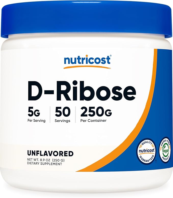 Nutricost D-Ribose - 5mg - 250g