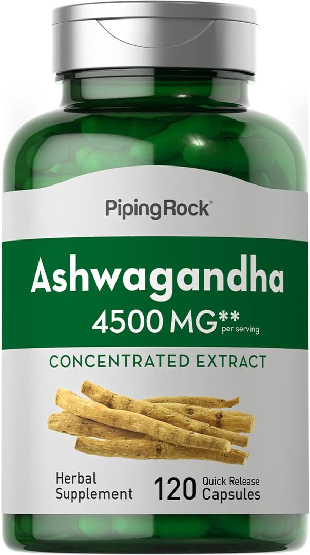 Piping Rock Ashwagandha - 4,500mg - 120 Capsules