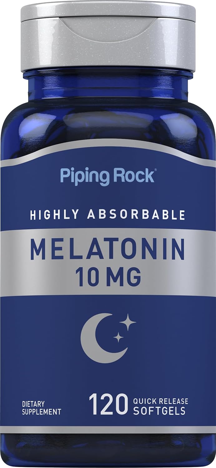 Piping Rock Melatonin - 10mg - 120 Capsules