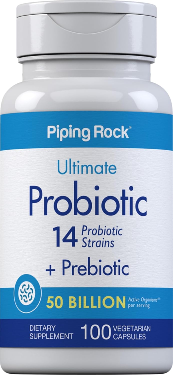 Piping Rock Probiotic - 50 Billion - 100 Veg Tablets
