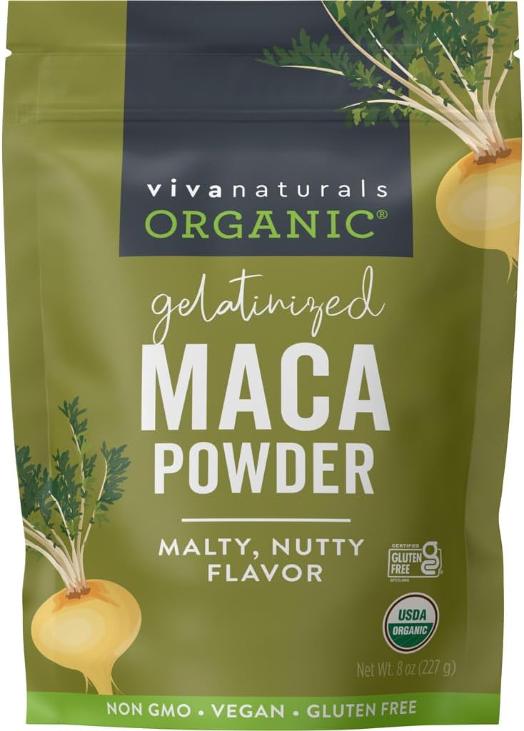 Viva Naturals USDA Organic Maca Powder - 227g