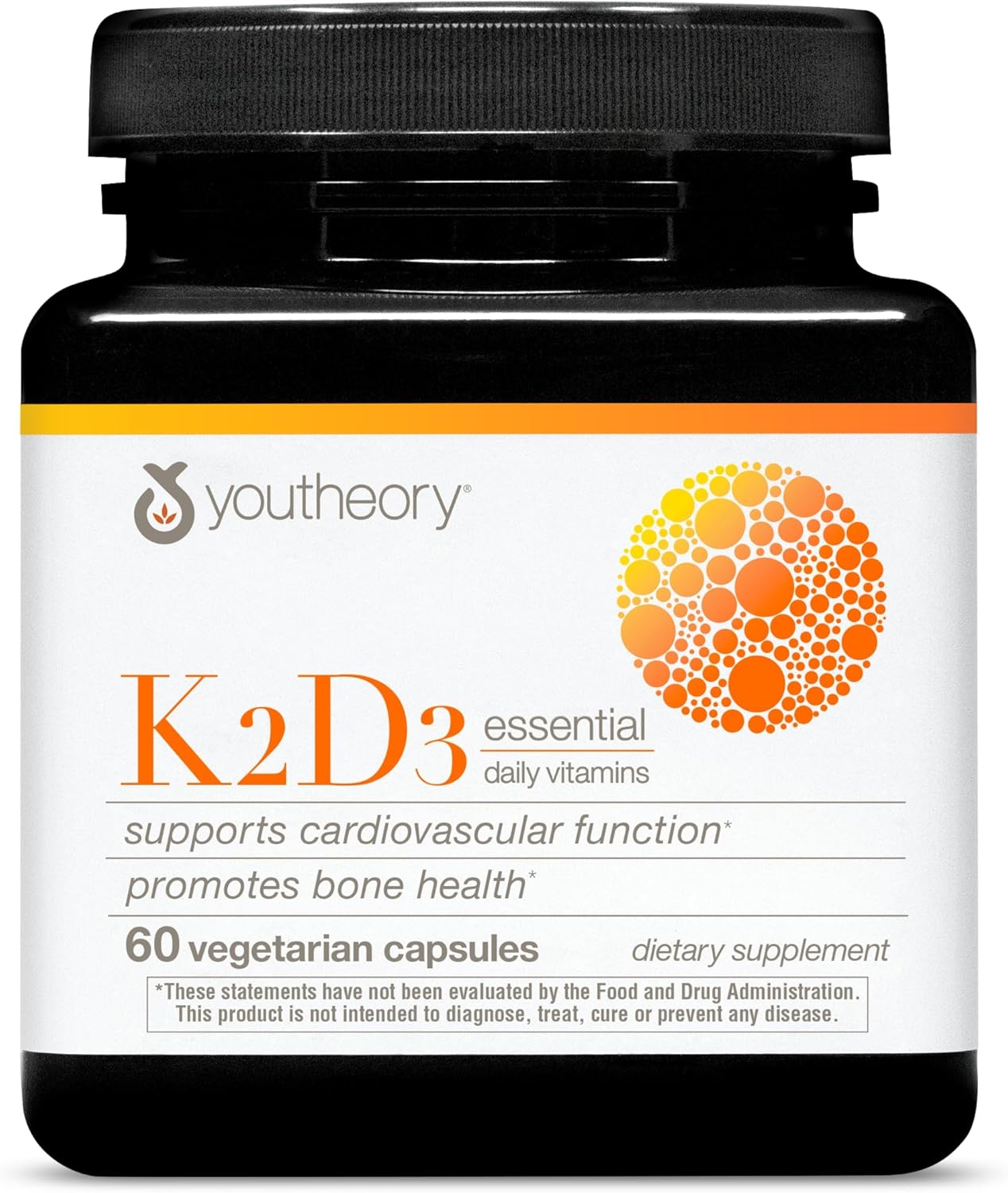 Youtheory K2 + D3 - 5,000 IU - 60 Capsules