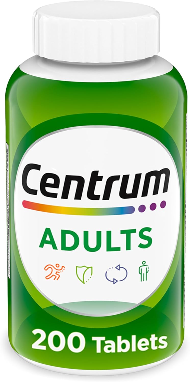 Centrum Adults Multivitamins - 200 Tablets