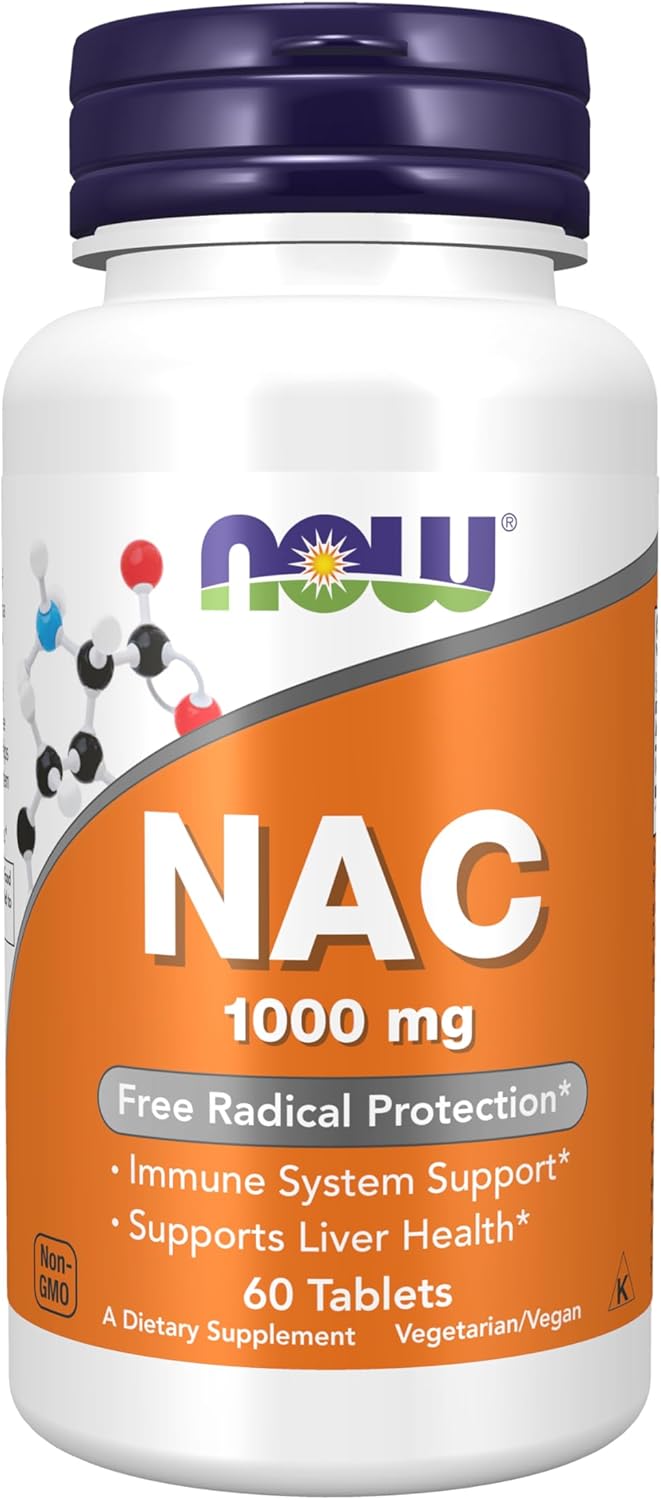 NOW NAC - 1,000mg - 60 Tablets