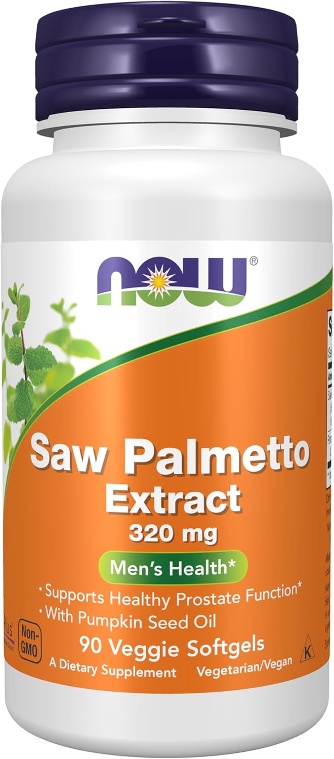 NOW Saw Palmetto Extract - 90 Softgels