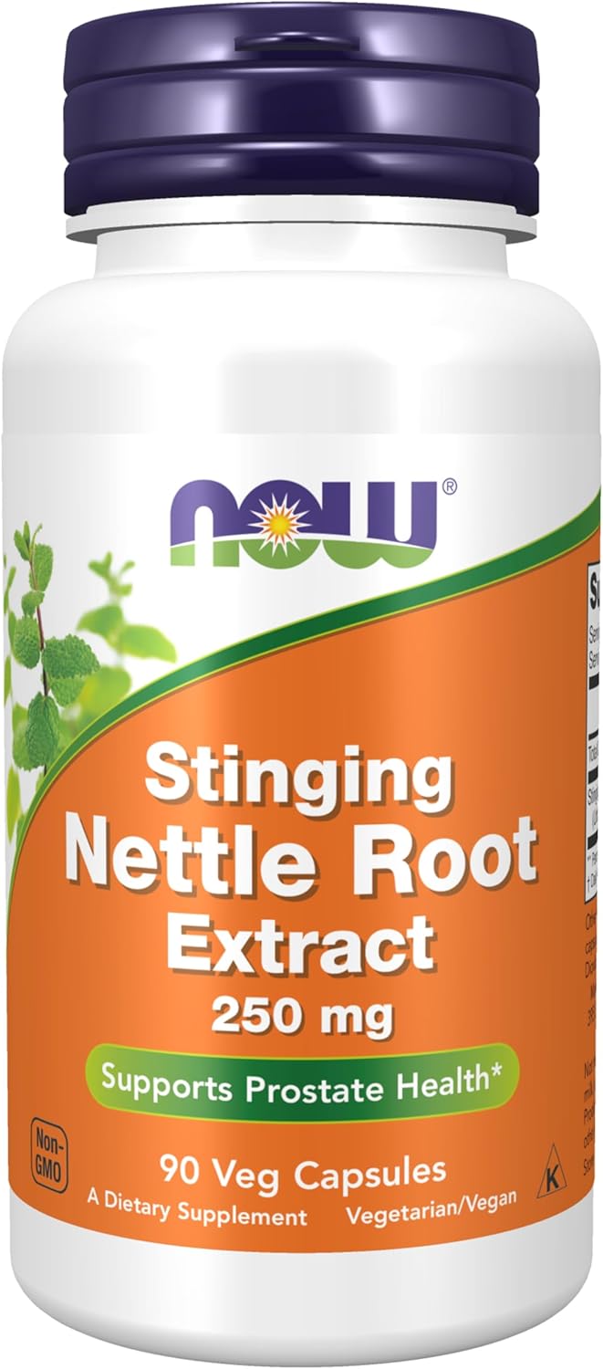 NOW Stinging Nettle Root Extract - 250mg - 90 Veg Capsules