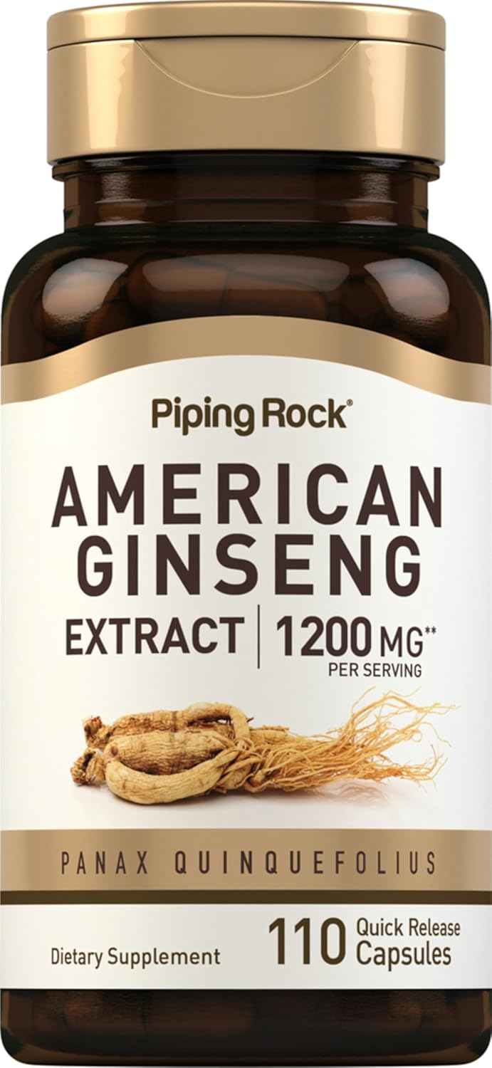 Piping Rock American Ginseng - 1,200mg