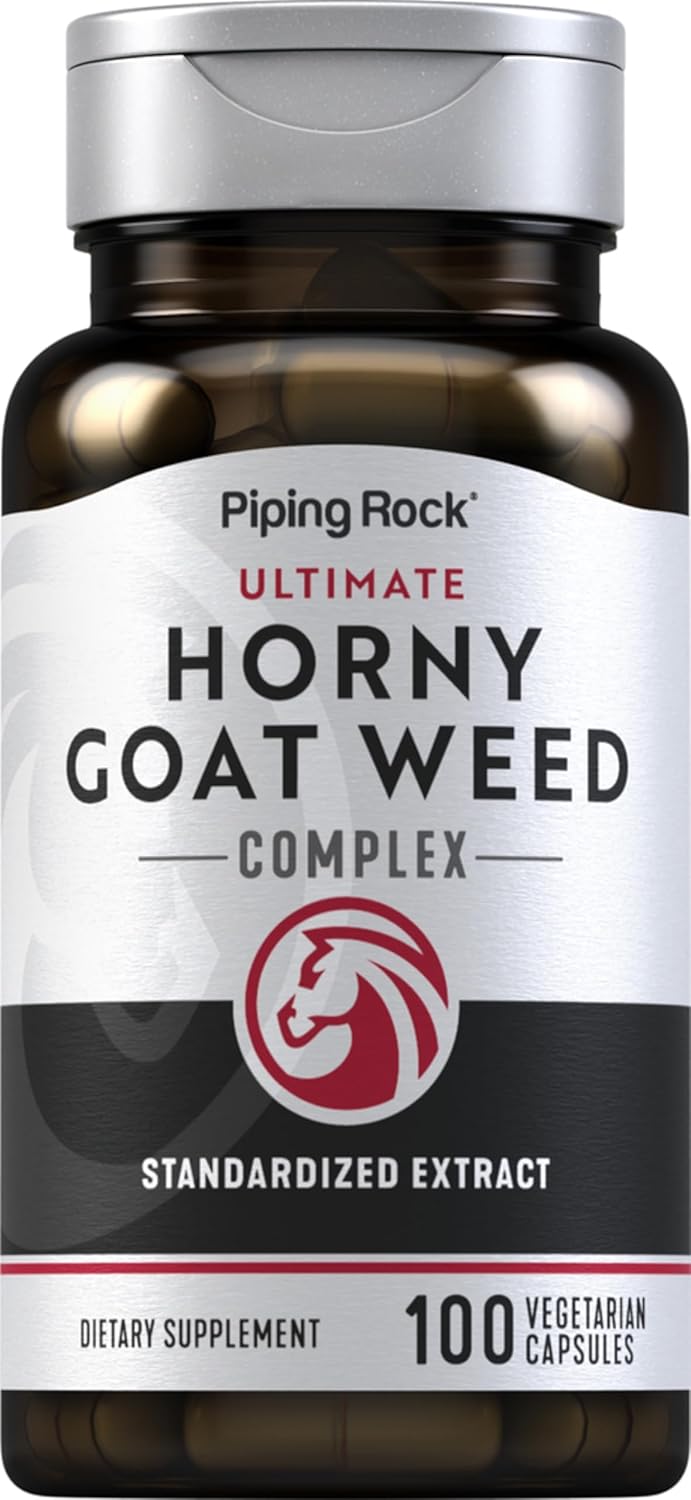 Piping Rock Horny Goat Weed - 100 Capsules