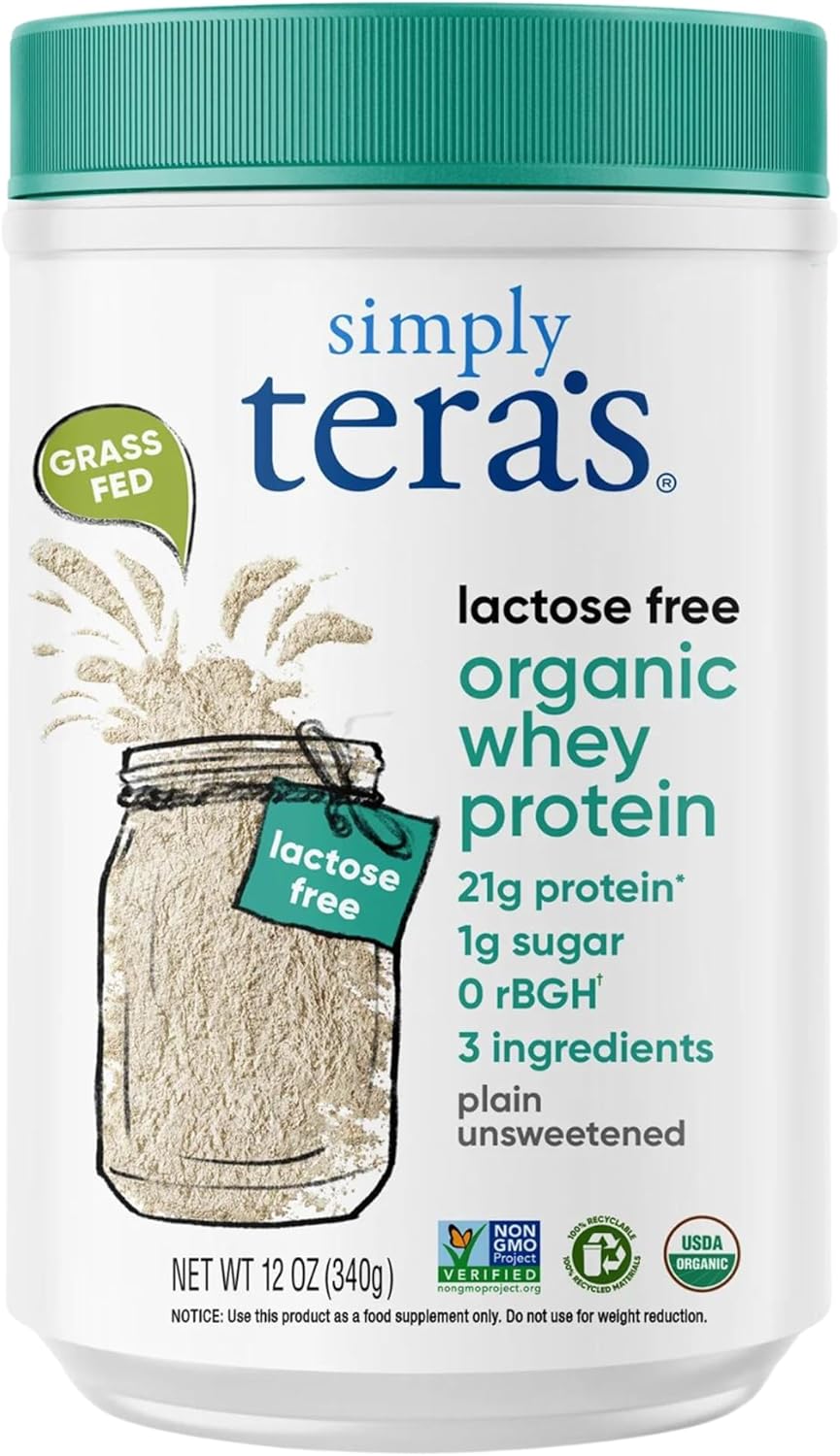 Simply Tera's Lactose Free Organic Whey Protein - 340g
