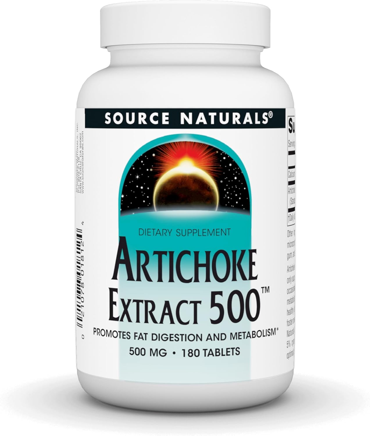 Source Naturals Artichoke Extract - 500mg - 180 Tablets