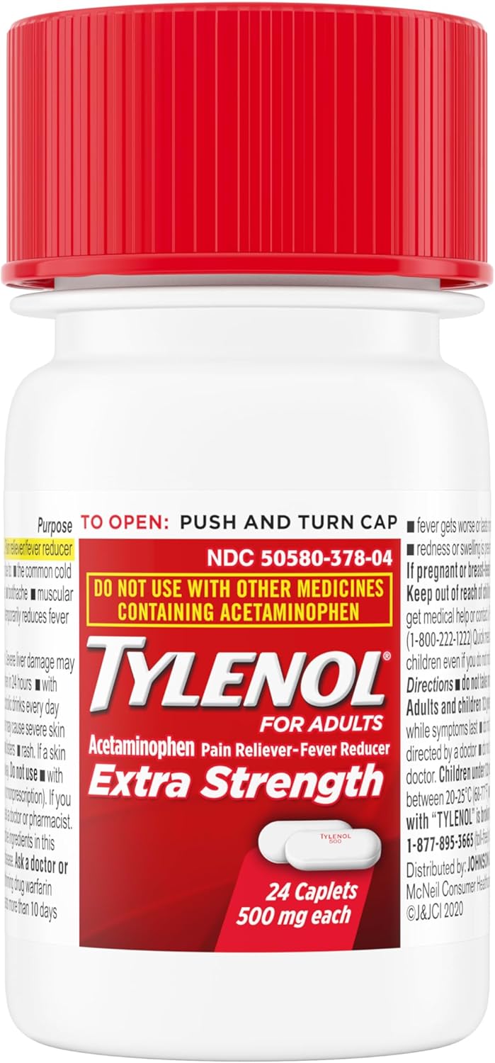 Tylenol Extra Strength - 500mg - 24 Capsules