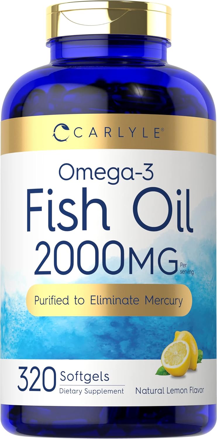 Carlyle Omega-3 Fish Oil - 2000mg - 320 Softgels