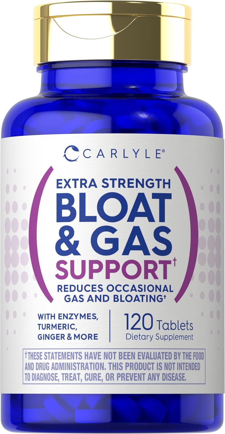 Carlyle Extra Strength Bloat & Gas Support - 120 Tablets