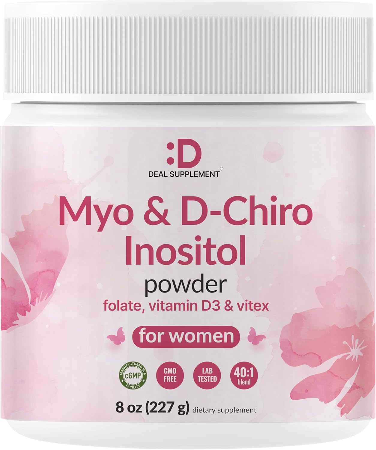 Deal Supplement Myo & D-Chiro Inositol Powder - 8 oz (227g)