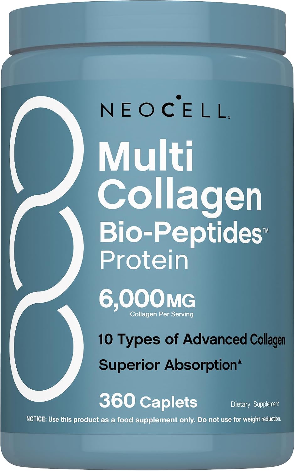 NeoCell Multi Collagen Bio-Peptides – 360 Capsules