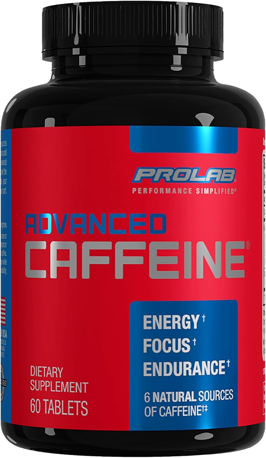 Prolab Advanced Caffeine Energy Focus Endurance Tablets - 60 Count
