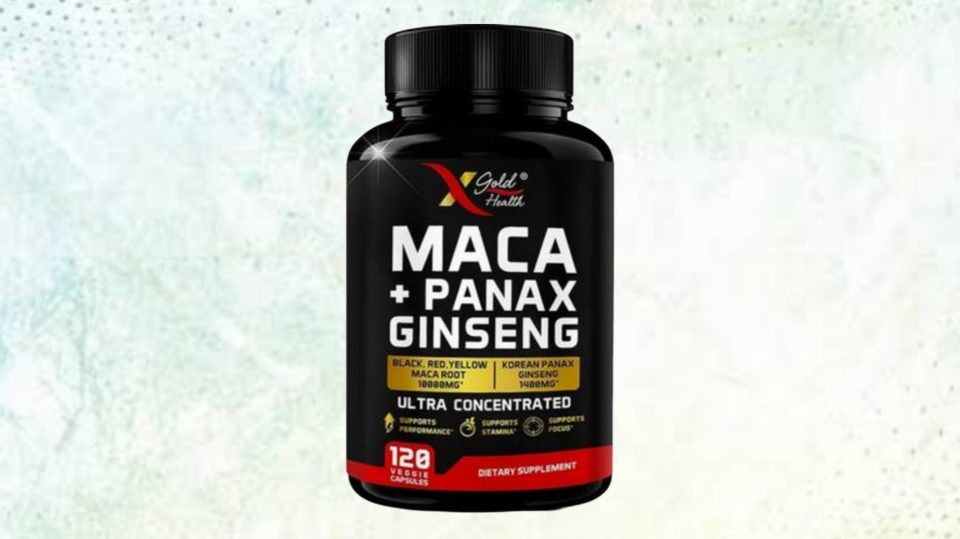 X Gold  Maca +panax Ginseng-120capsule