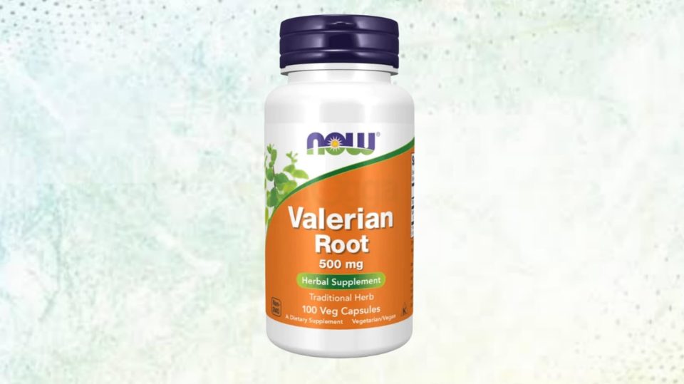 NOW Valerian Root-500 mg, 100 Veg Capsules