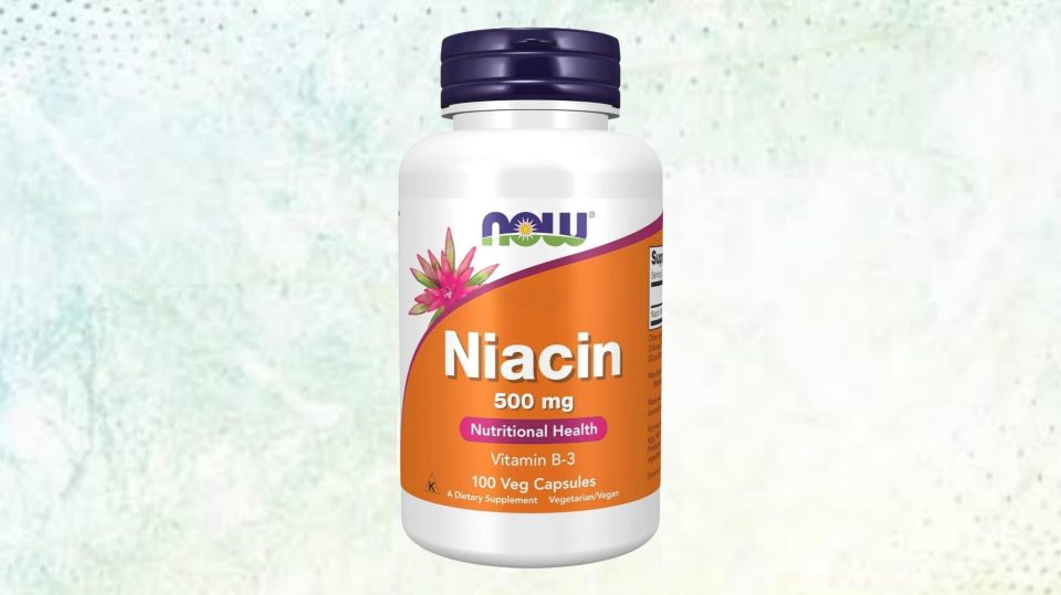 NOW Niacin-500 mg, 100 Veg Capsules