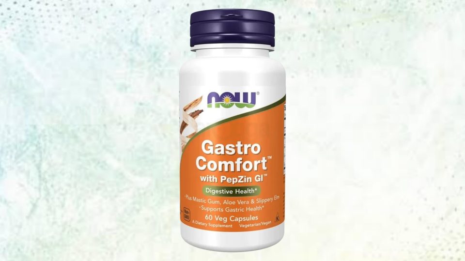 NOW Gastro Comfort™ with PepZin GI™-60 Veg Capsules