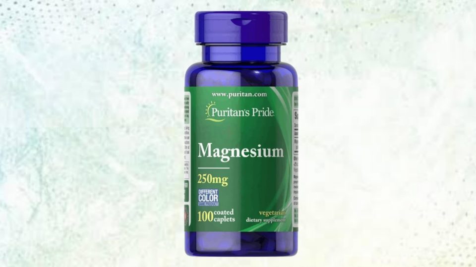 Puritans Pride  Magnesium -250mg,100 Tablet