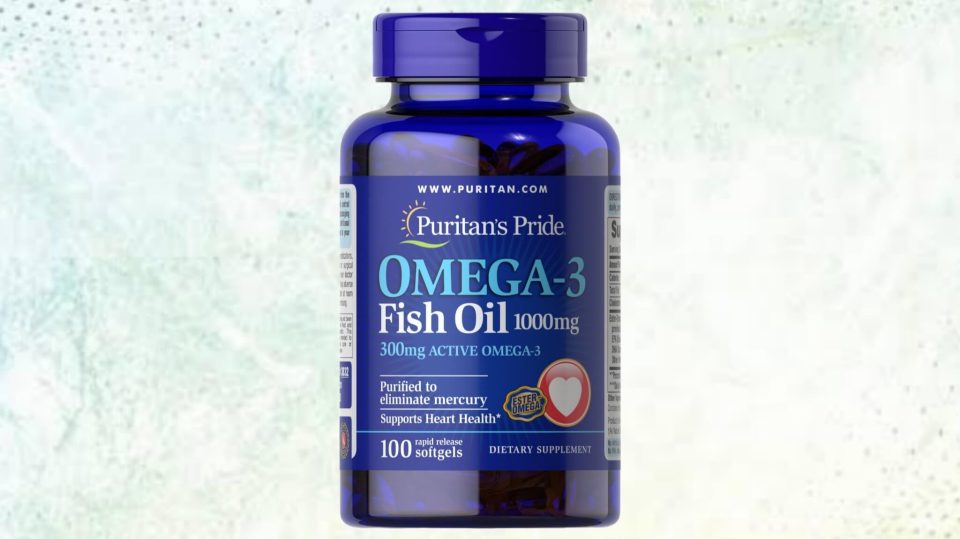 Puritans Pride  Omega-3 300 Mg Fish Oil-1000 Mg 100 Softgel