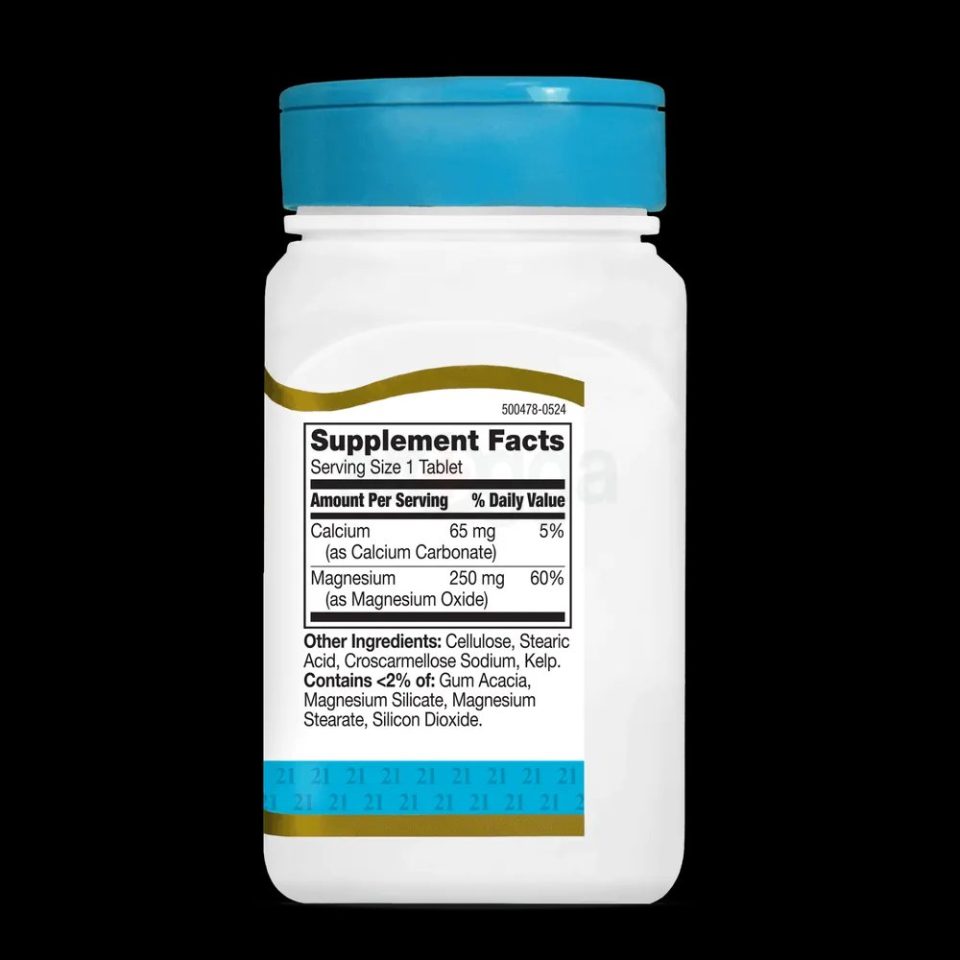 21st Century Magnesium-250 mg, 110 Tablets - Image 2