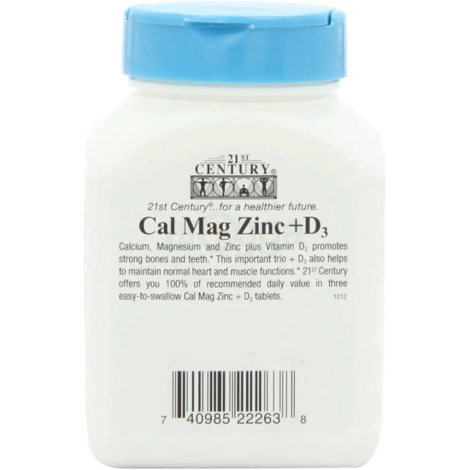 21st Century Calcium Magnesium Zinc + D3-90 Tablets - Image 2