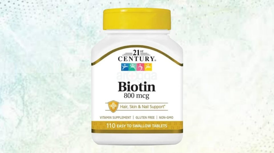 21st Century Biotin -800 mcg, 110 Easy Swallow Tablets