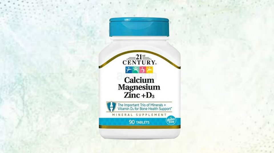 21st Century Calcium Magnesium Zinc + D3-90 Tablets