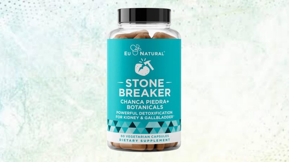 Eu Natural Chanca Piedra Stone Breaker Natural Dissolver, Kidney Cleanse & Gallbladder Supplement Detoxify 60 Capsule