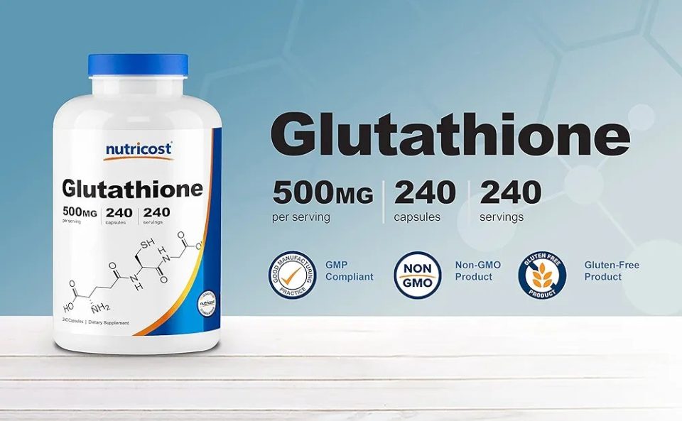 Nutricost glutathione 500 Mg - 240 Capsule - Image 4