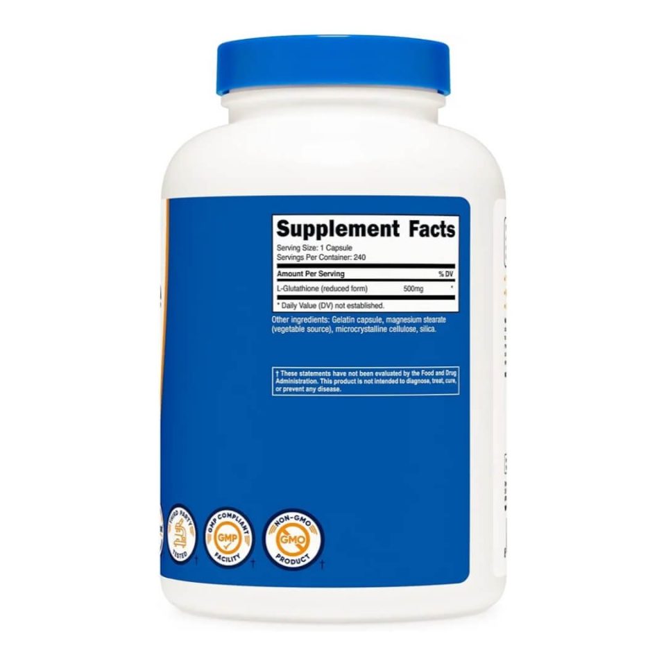 Nutricost glutathione 500 Mg - 240 Capsule - Image 5