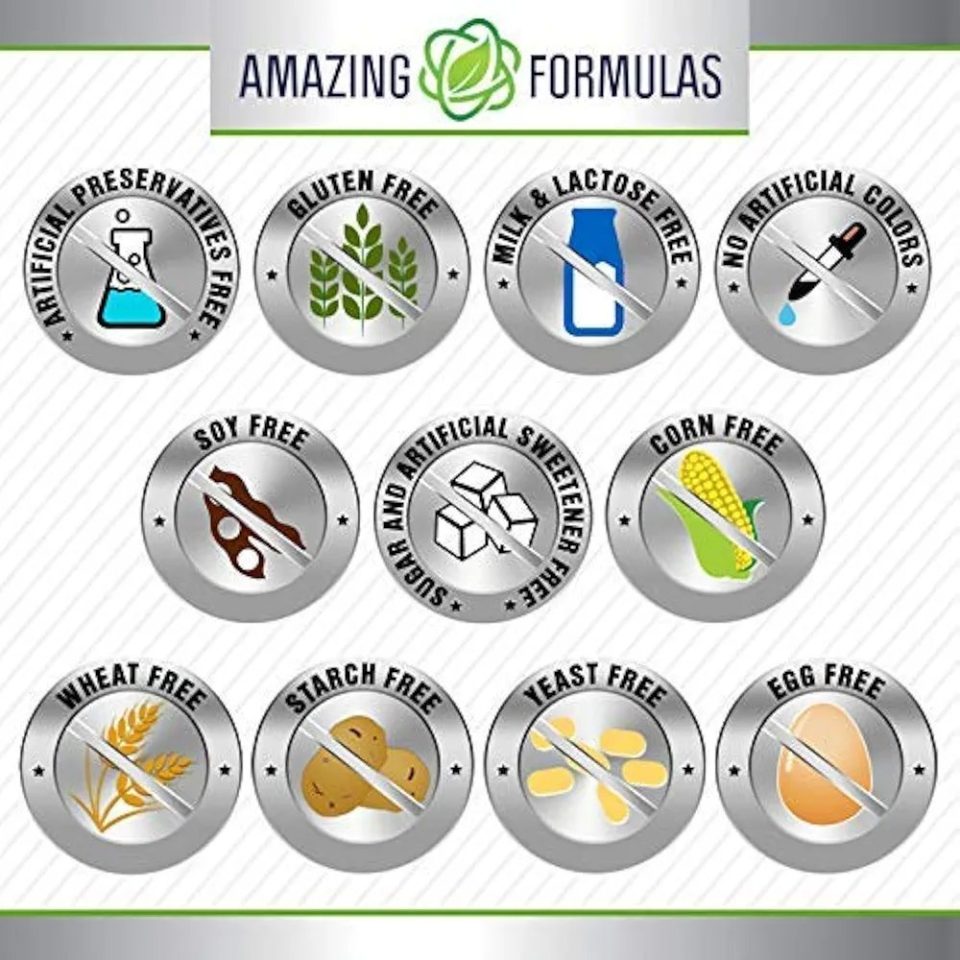 Amazing Formulas Calcium Magnesium Zinc D3 - 300 Tablets - Image 2